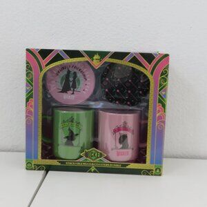 (#124) Wicked Stackable Mugs With Coasters Bundle - Gift Set